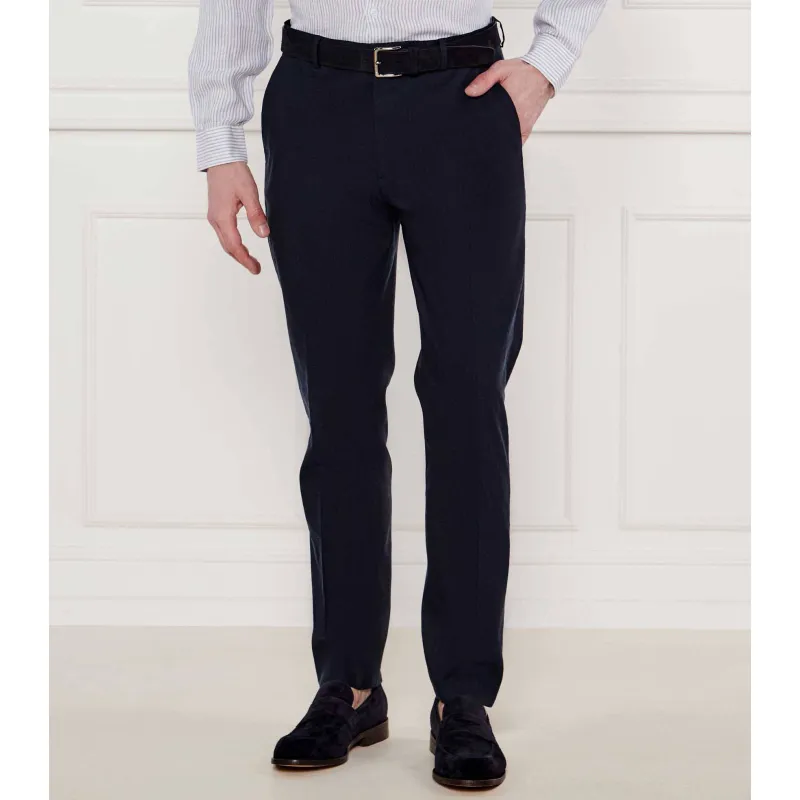 Calvin Klein Spodnie Tapered fit z dodatkiem lnu