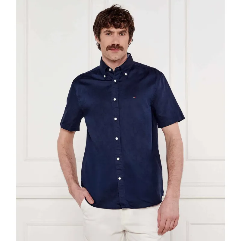 Tommy Hilfiger Koszula | Regular Fit | z dodatkiem lnu