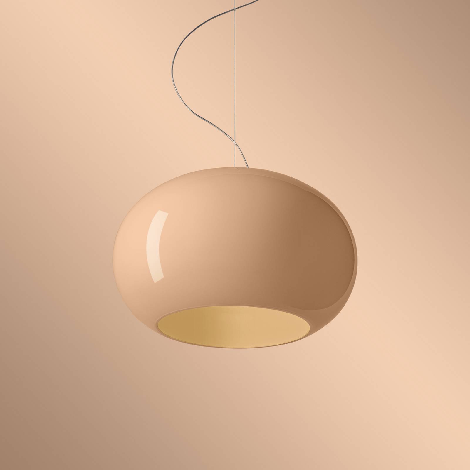 Foscarini Lampa wisząca designerska Buds 2, możliwość ściemniania, salon / jadalnia, szkło, design
