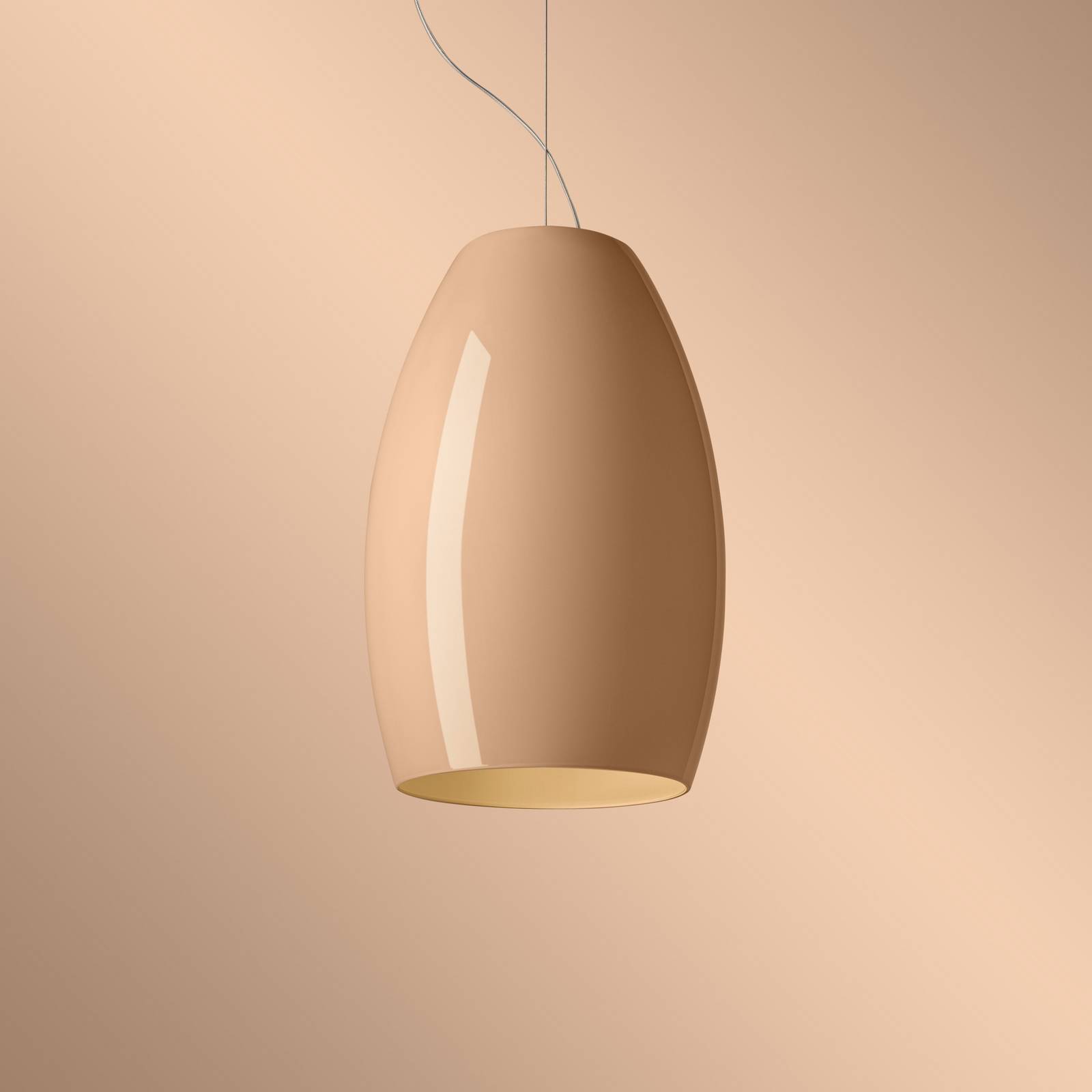 Foscarini Lampa wisząca designerska Buds 1, salon / jadalnia, szkło, design