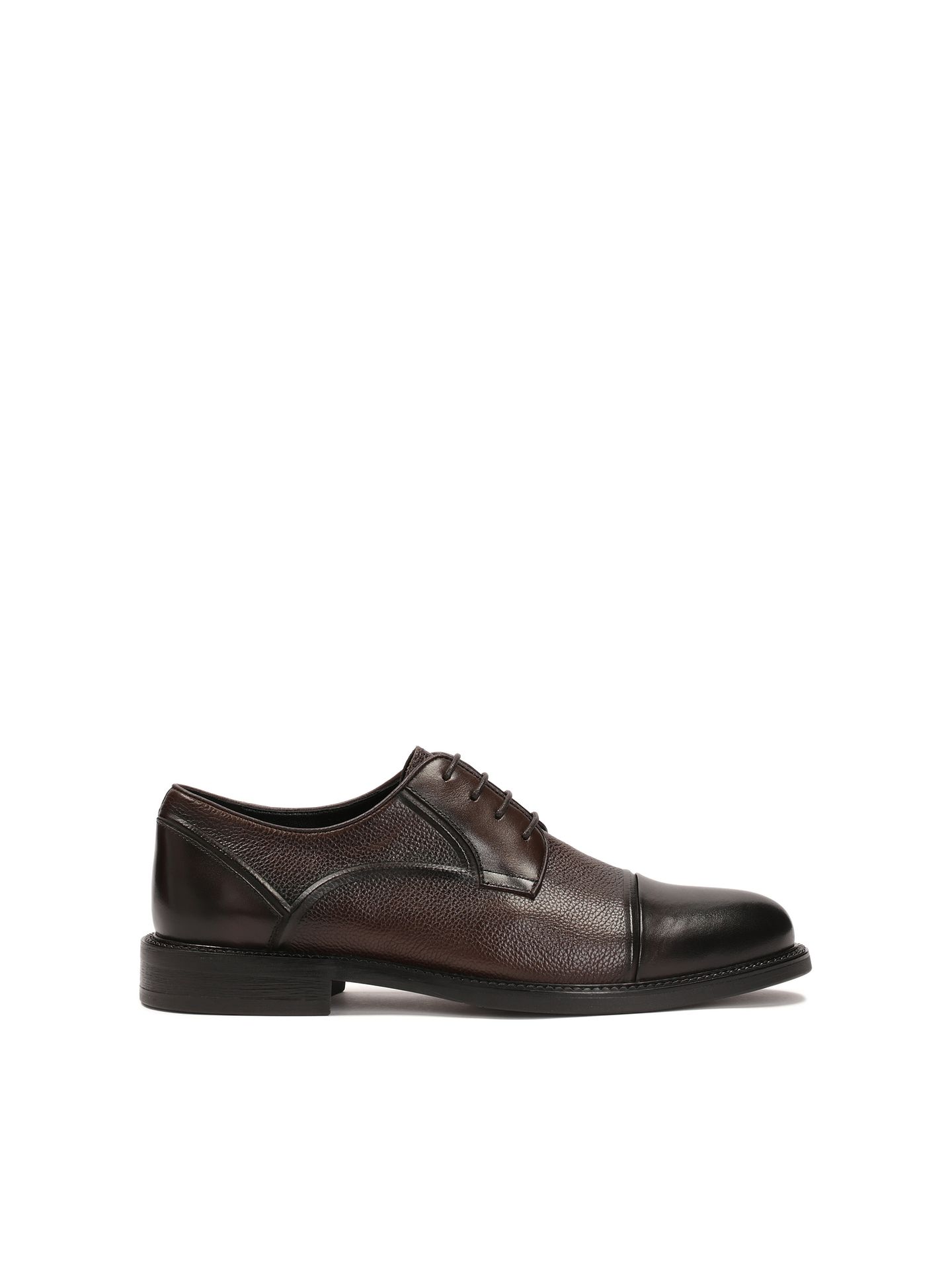 Eleganckie półbuty męskie z noskiem cap toe