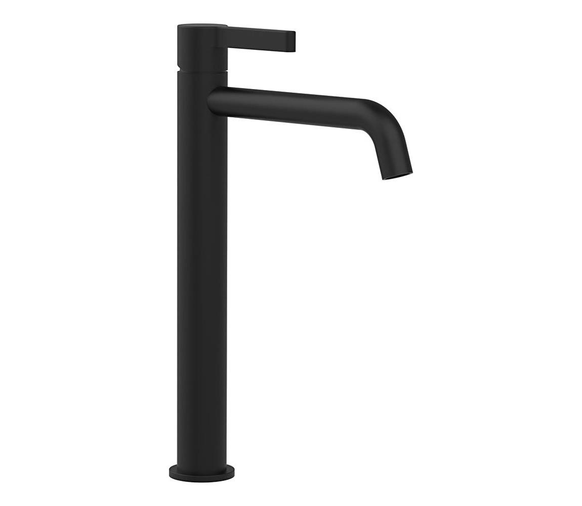 Sapho - Kran do umywalki ICONIC 30,9 cm matowy czarny