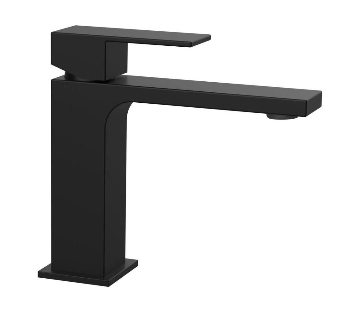 Sapho - Kran do umywalki CUBEMIX 15,3 cm matowy czarny