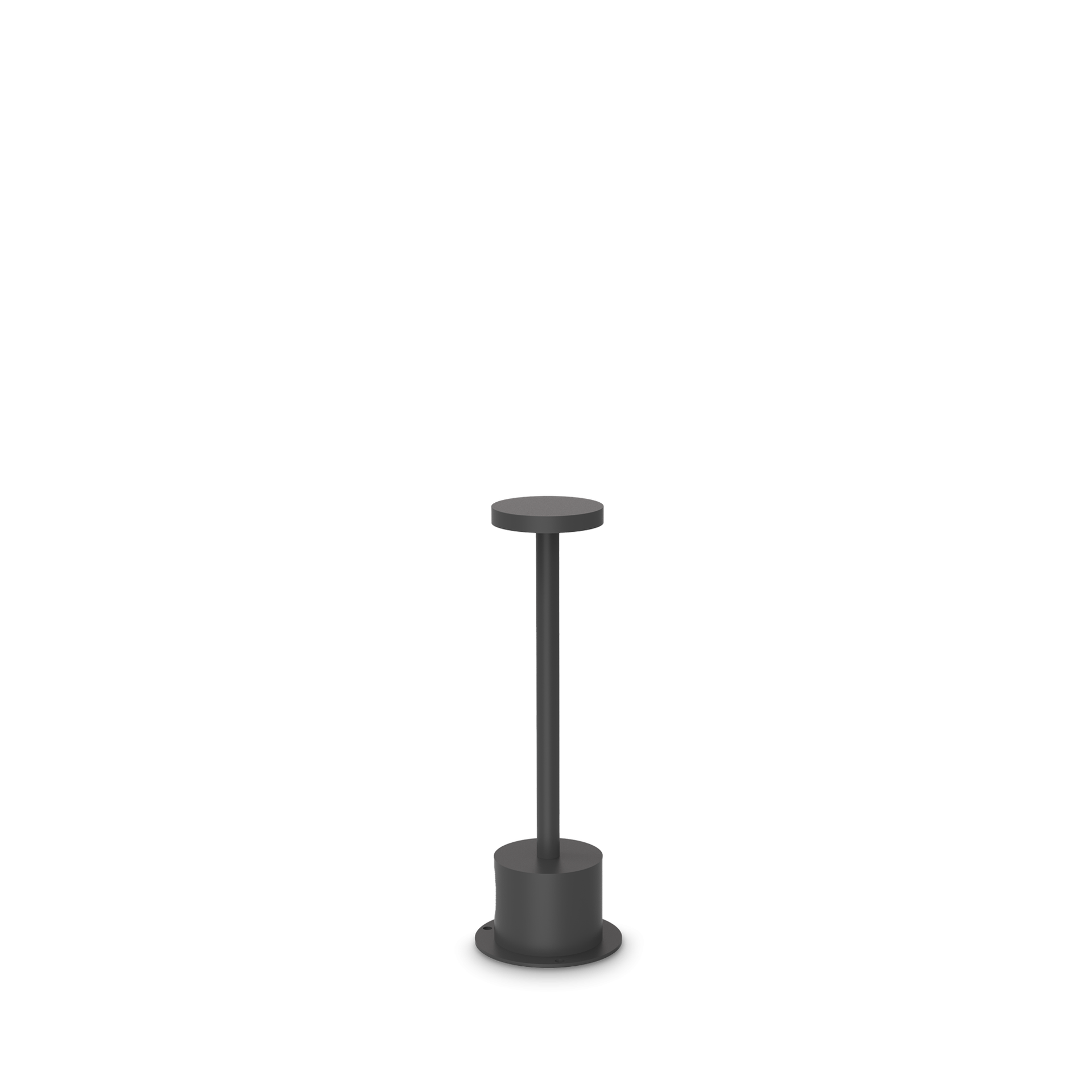 Zewnętrzna lampa stojąca TOFFEE PT D080 H025 NERO 347769 - Ideal Lux