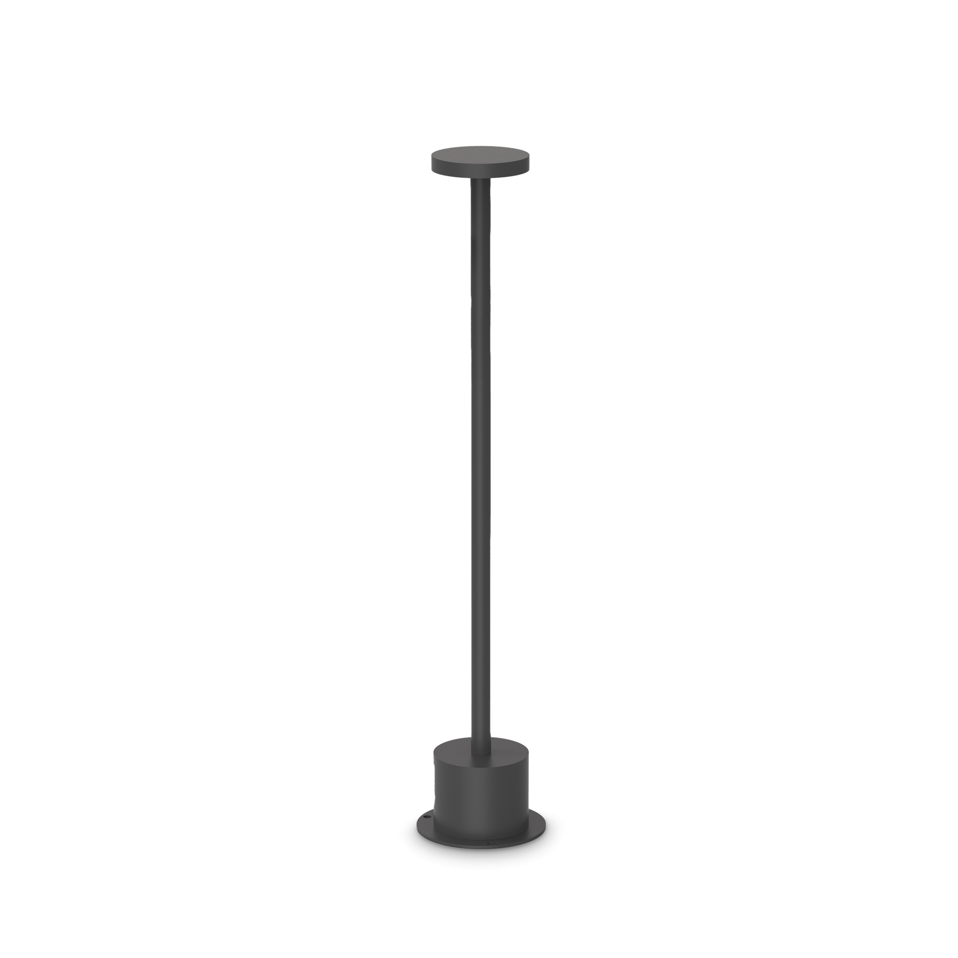 Zewnętrzna lampa stojąca TOFFEE PT D080 H050 NERO 347790 - Ideal Lux