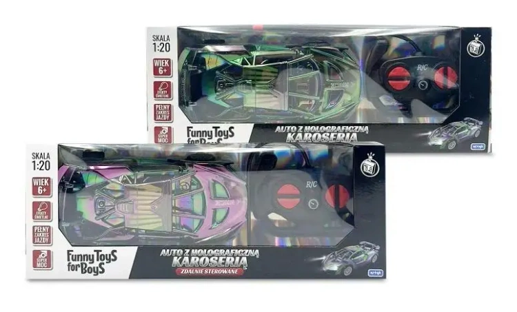 Auto R/C z holograficzną karoserią mix Artyk