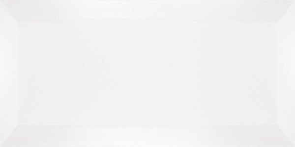 Glazura Bisel blanco mate 10x20 Ceramica Ribesalbes