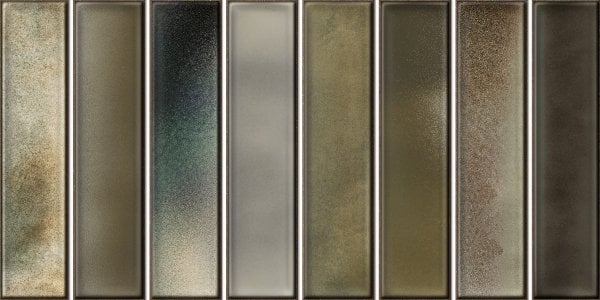 El Barco Glazura Borealis green glossy 15x30