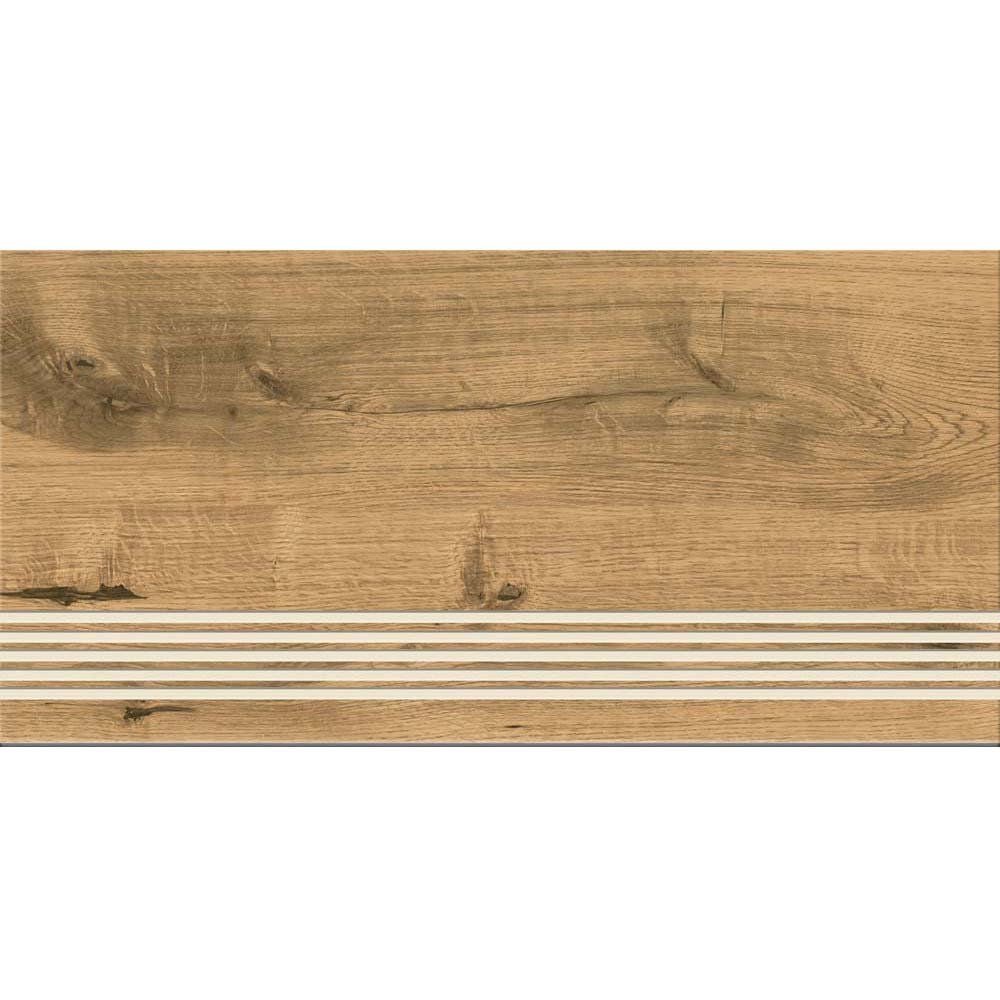 Cer-Art Studio Stopnica Infinity Wood bronze mat 29,8x59,8