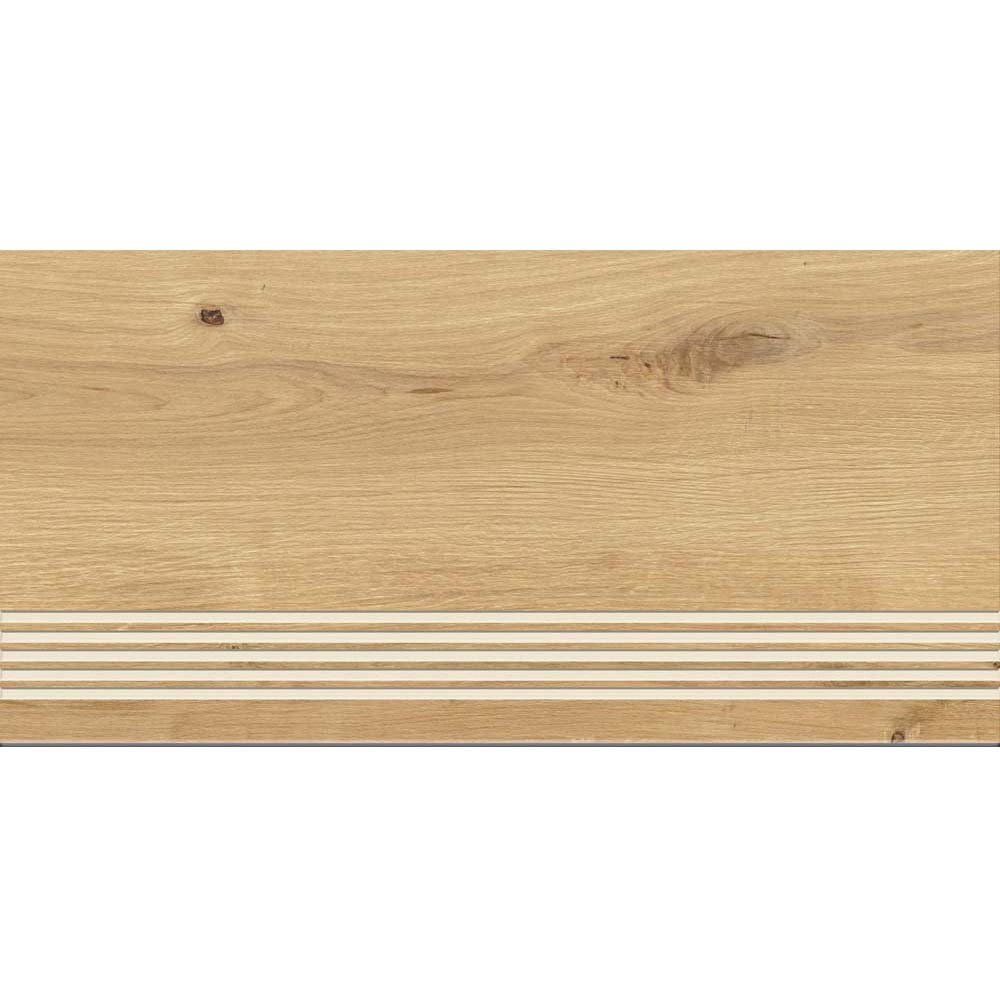 Cer-Art Studio Stopnica Infinity Wood beige mat 29,8x59,8
