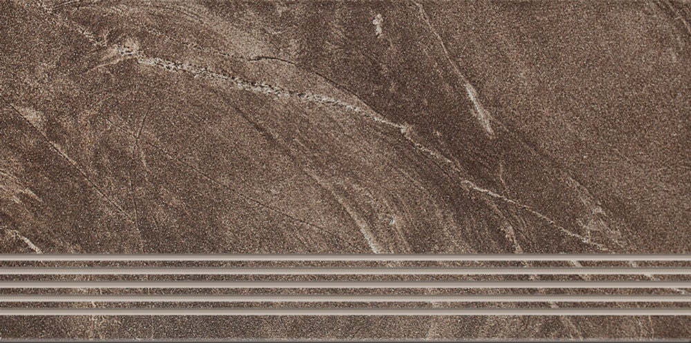 Cer-Art Studio Stopnica Arigato brown mat 29,7x59,8
