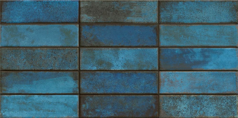 Glazura Color Brick Wt1093 Blue Glossy 29,7X60