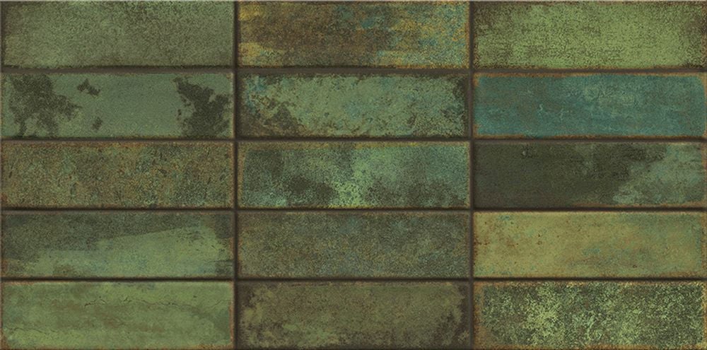 Glazura Color Brick Wt1093 D. Green Glossy 29,7X60