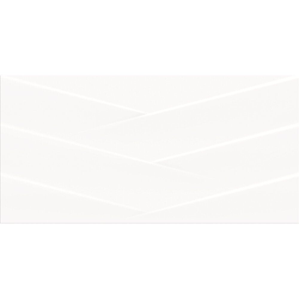 Cersanit Glazura Perouso Wind White Glossy Structure 29,7X60