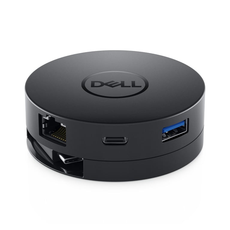 DELL DA300 Przewodowa USB 3.2 Gen 2 (3.1 Gen 2) Type-C Czarny W0YFT