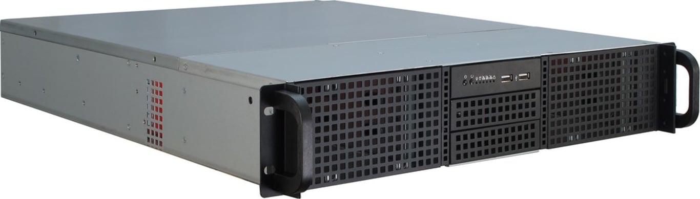 Inter-Tech 2U-20255 Stojak Czarny, Stal nierdzewna 88887105