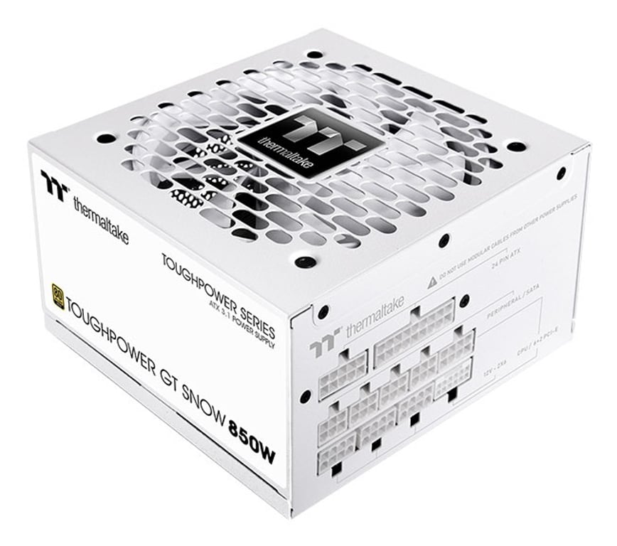 Thermaltake Toughpower Gt moduł zasilaczy 850 W 24-pin ATX ATX Biały PS-TPT-0850FNFAGE-W