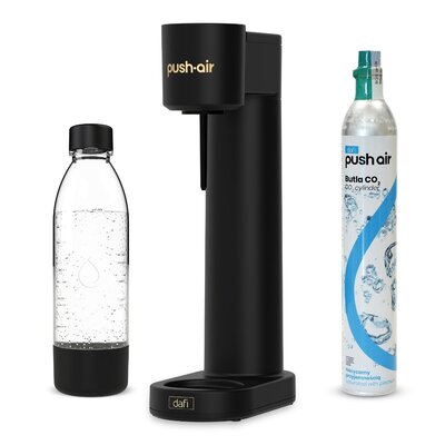 Saturator DAFI Pushair Czarno-złoty + butelka