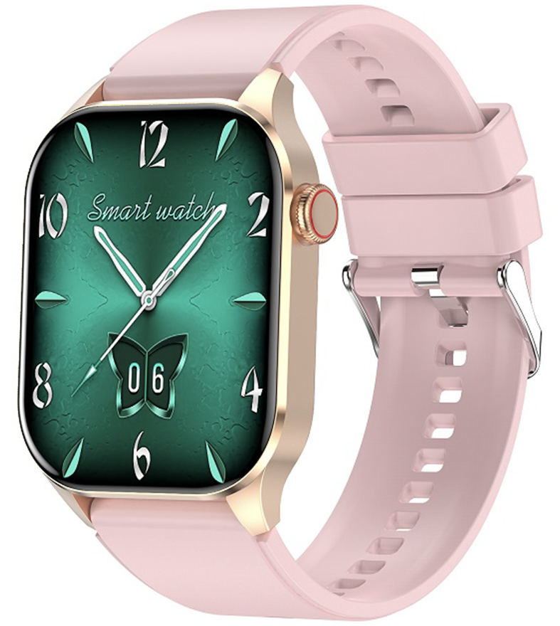 Hagen HB18.110.539 Smartwatch HB18 Różowe Złoto na Różowym Pasku