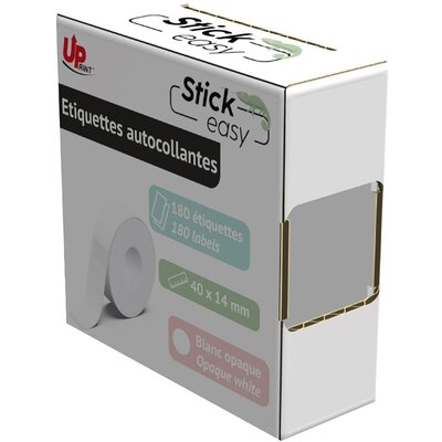 Etykieta termiczna UPRINT Easy UP21 14 x 40 mm (180 szt.) Biały