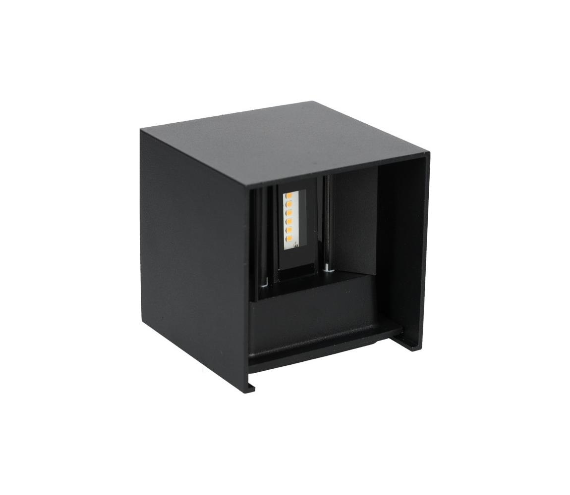 Kobi LED QUERK 2xLED/3W/230V 3000K IP54 czarny