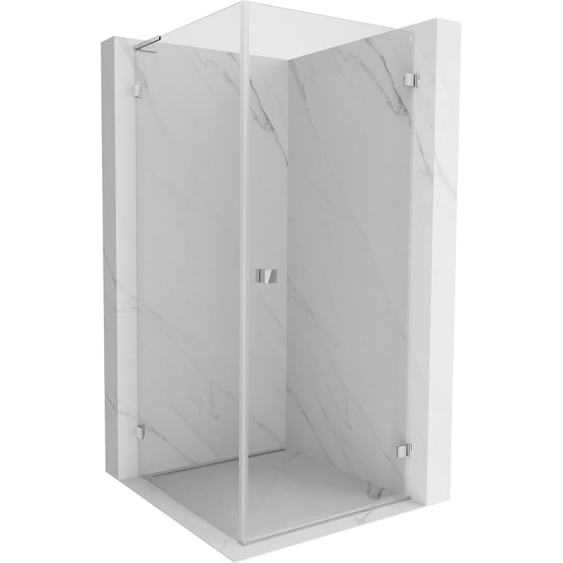 Mexen Lunar-B L kabina prysznicowa uchylna prawa 70 x 70 cm, transparent, chrom - 832L-070-070-01-00-P