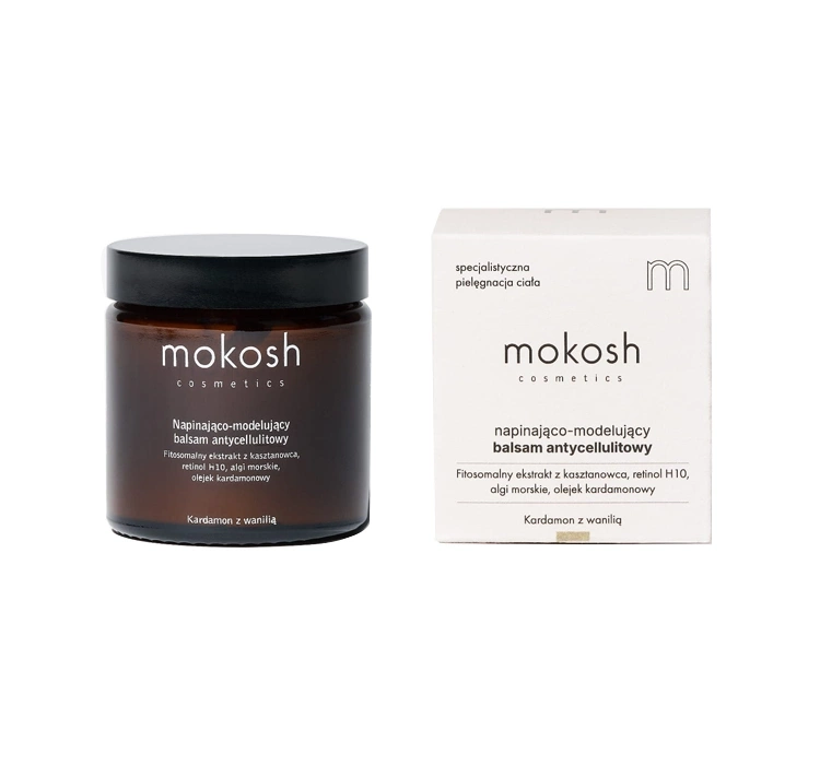 Mokosh napinająco-modelujący balsam antycellulitowy Kardamon z Wanilią 120ml