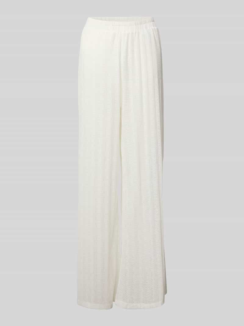 Spodnie plażowe o luźnym kroju z półprzezroczystego materiału model ‘CAFIE’