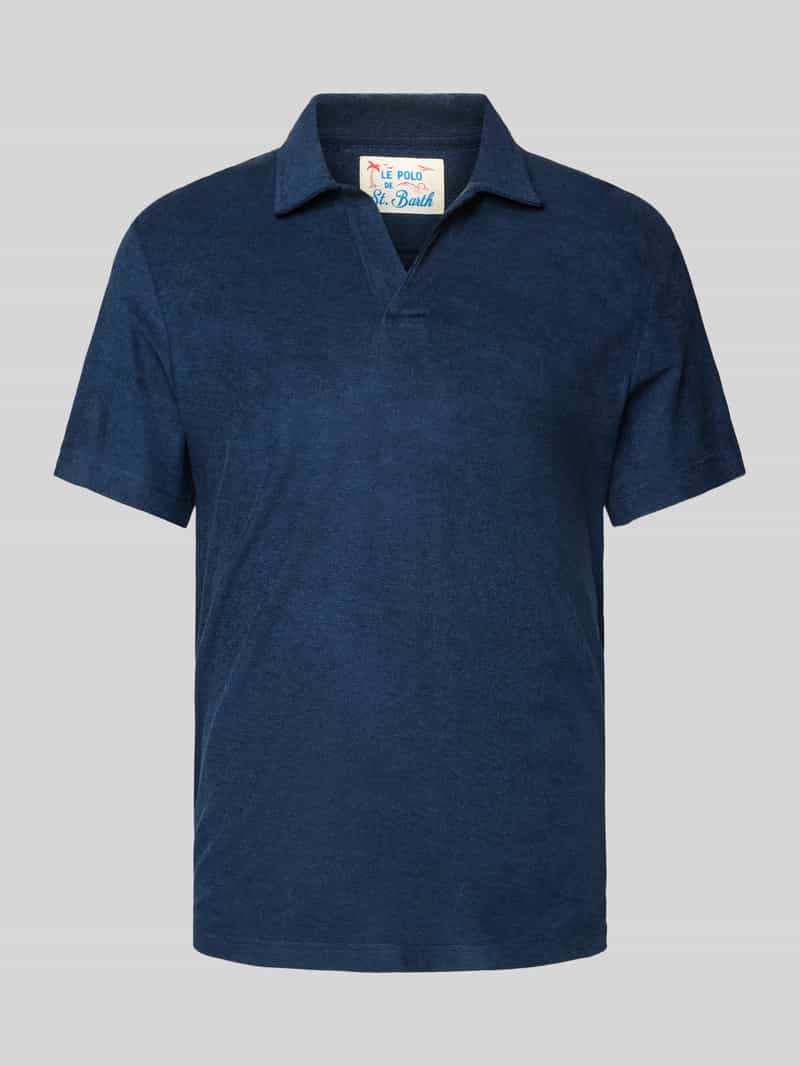 Koszulka polo o kroju slim fit z dekoltem w serek model ‘JEREMY - TERRY’