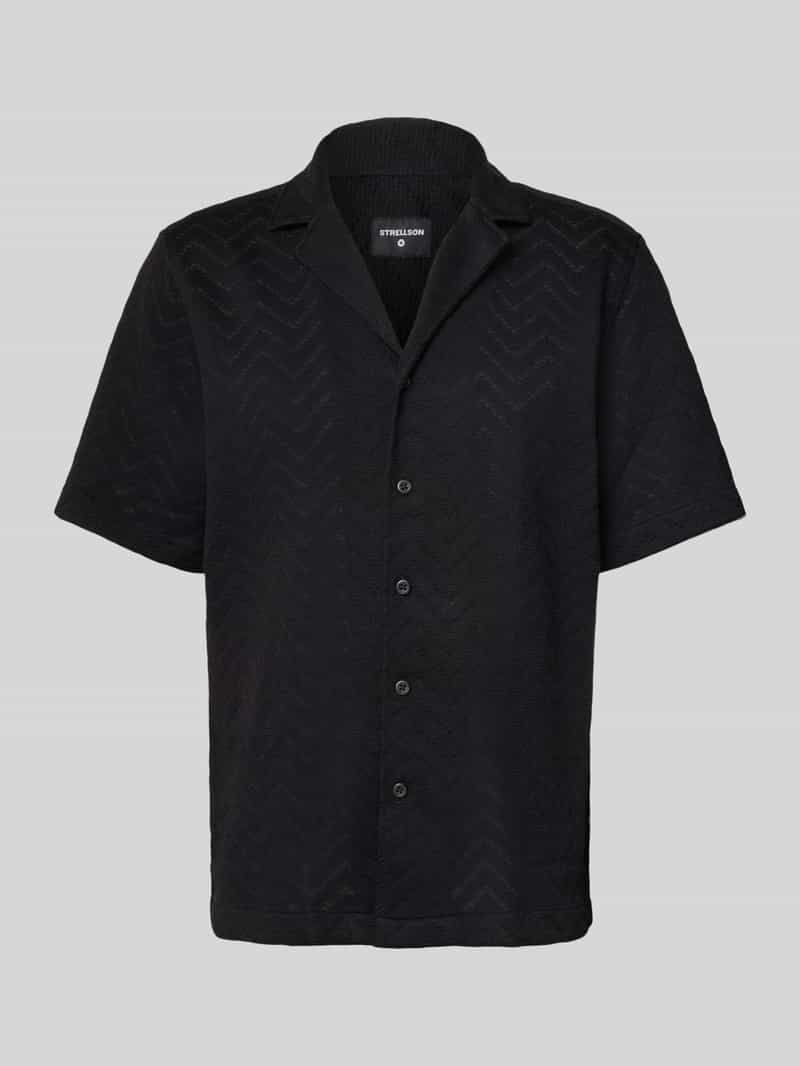 Koszula casualowa o kroju regular fit z rękawem o dł. 1/2 model ‘Carlo’