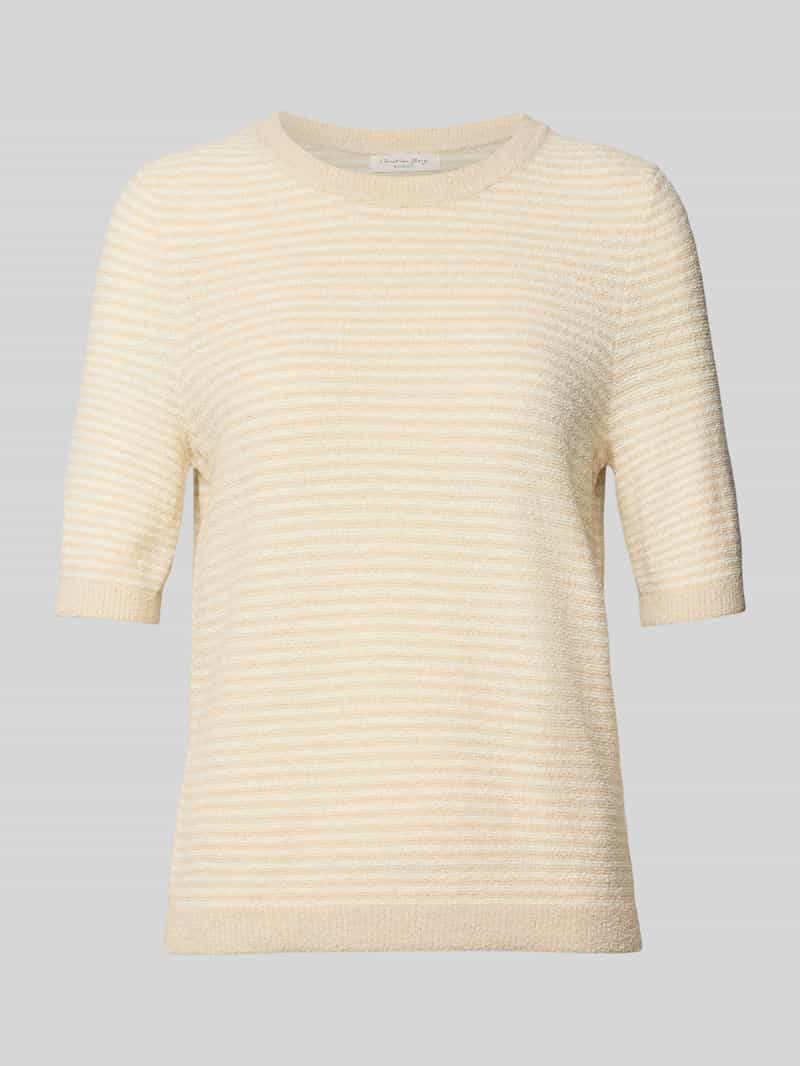 Sweter z dzianiny z rękawem o dł. 1/2