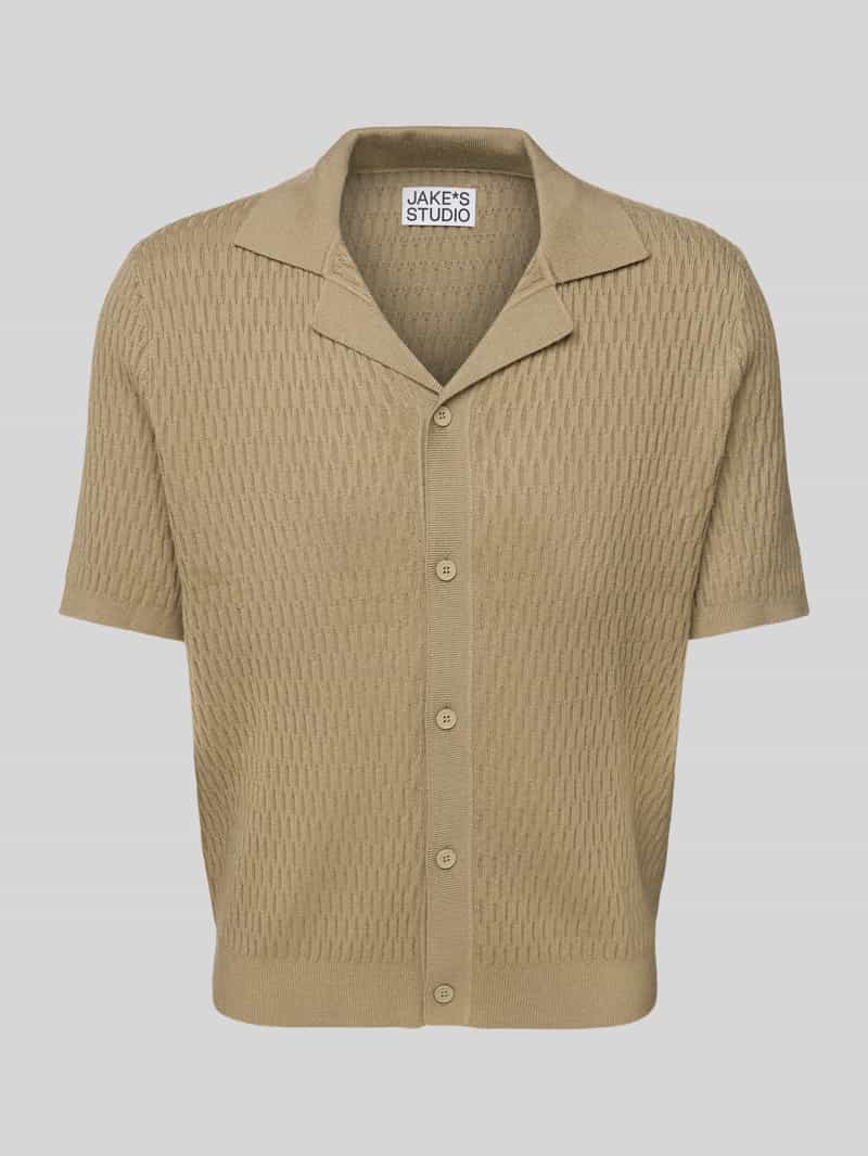 Kurtka z dzianiny z listwą guzikową