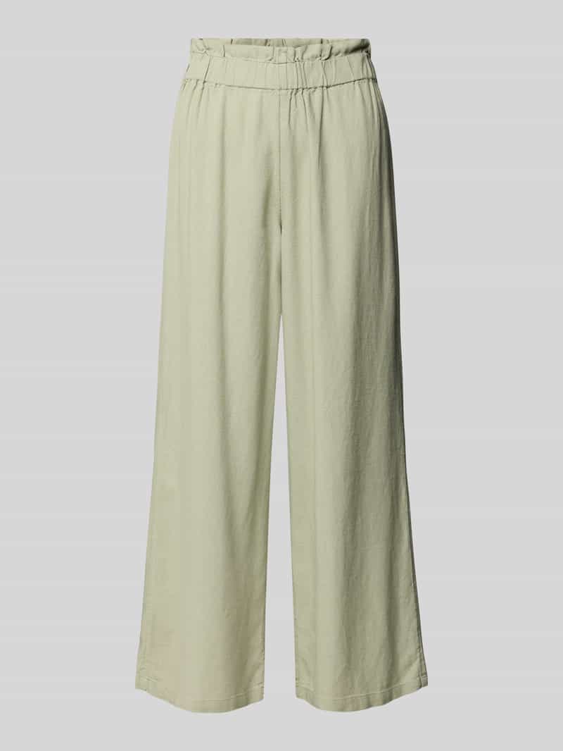 Kuloty o luźnym kroju z mieszanki wiskozy i lnu model ‘SOLVI-CARO’