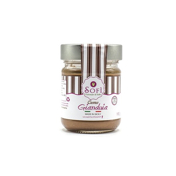 Krem orzechowo-kakaowy, 190 g - bez oleju palmowego (Gianduia) / Pistacchio Sofi