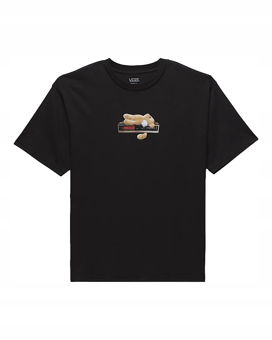 T-shirt Męski VANS Times Up SS Black VN000M5FBLK1 M