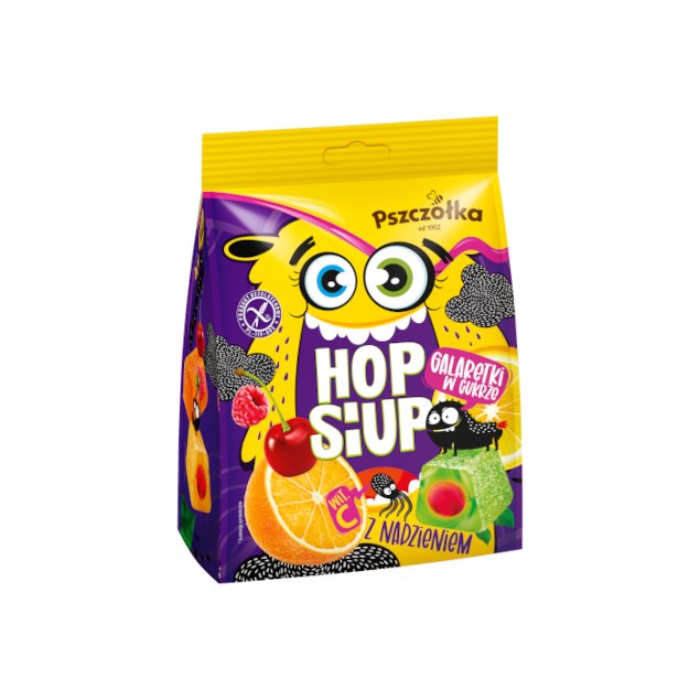 Pszczółka Galaretki owocowe w cukrze Hop Siup 250g