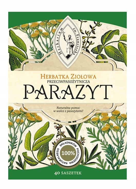 Herbata ziołowa PARAZYT - Herbarium Św. Franciszka - 120 g