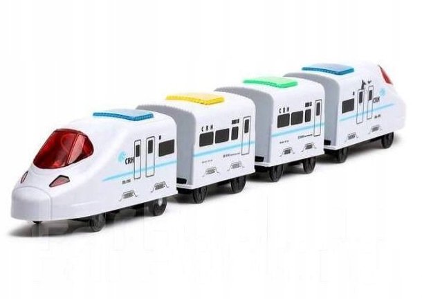 Pociąg PENDOLINO Led zabawka z wagonami dla dzieci Pociąg SPEED Led