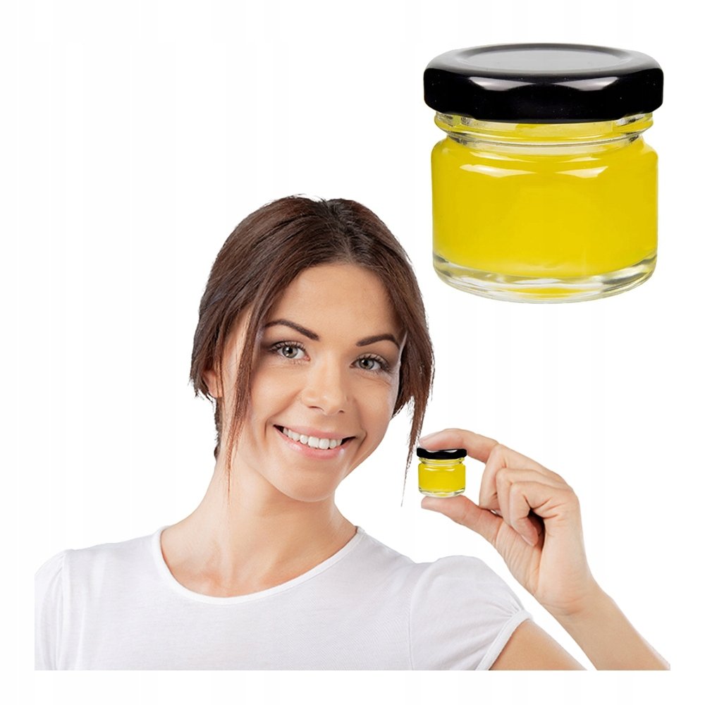 10x SŁOIK SZKLANY 30ML Z ZAKRĘTKĄ MIÓD DŻEM PRZYPRAWY mały słoiczek ŚLUB