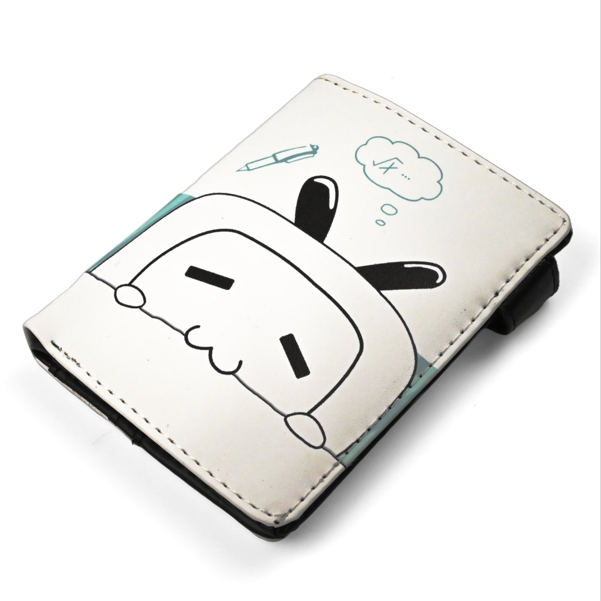 Xiao Bai 13 cm Eko-Skóra Portfel Bili Bili