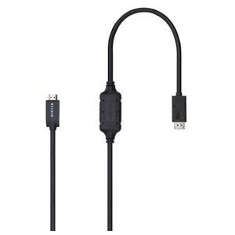 Belkin F2CD001B06-E adapter kablowy 1,8 m DisplayPort HDMI Czarny F2CD001B06-E