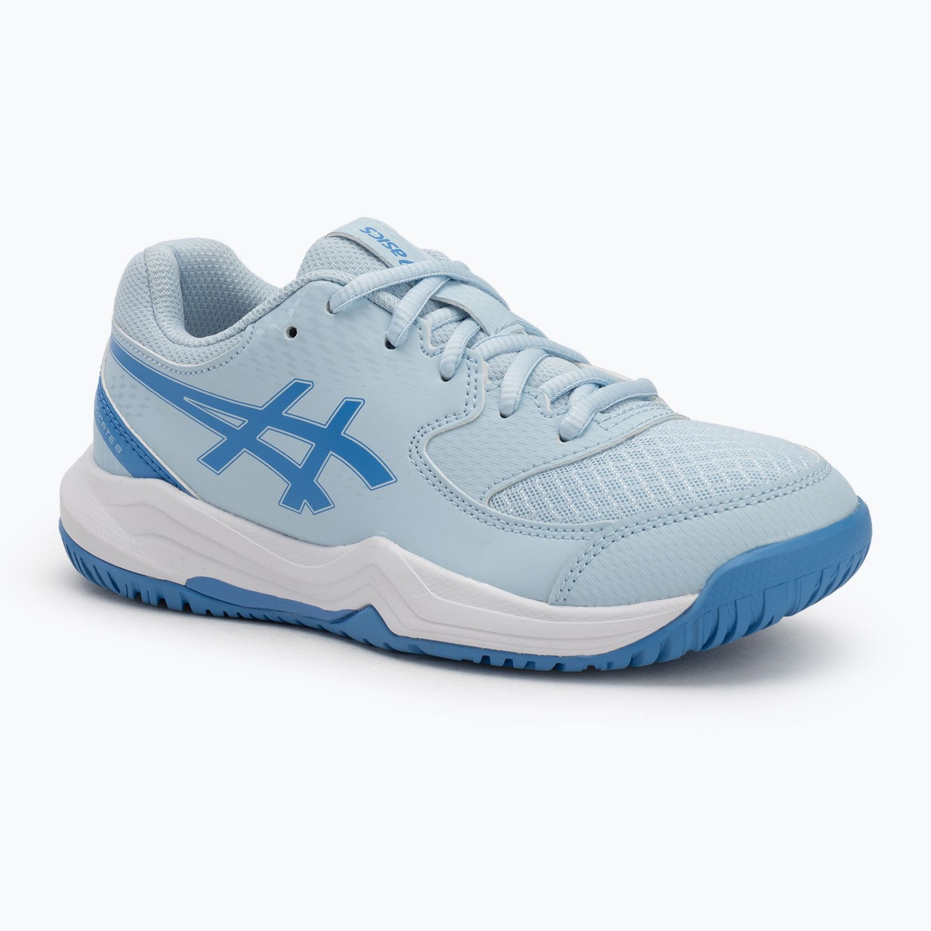 Buty do tenisa dziecięce ASICS Gel-Dedicate 8 GS Jr light blue/blue coast WYSYŁKA W 24H 30 DNI NA ZWROT