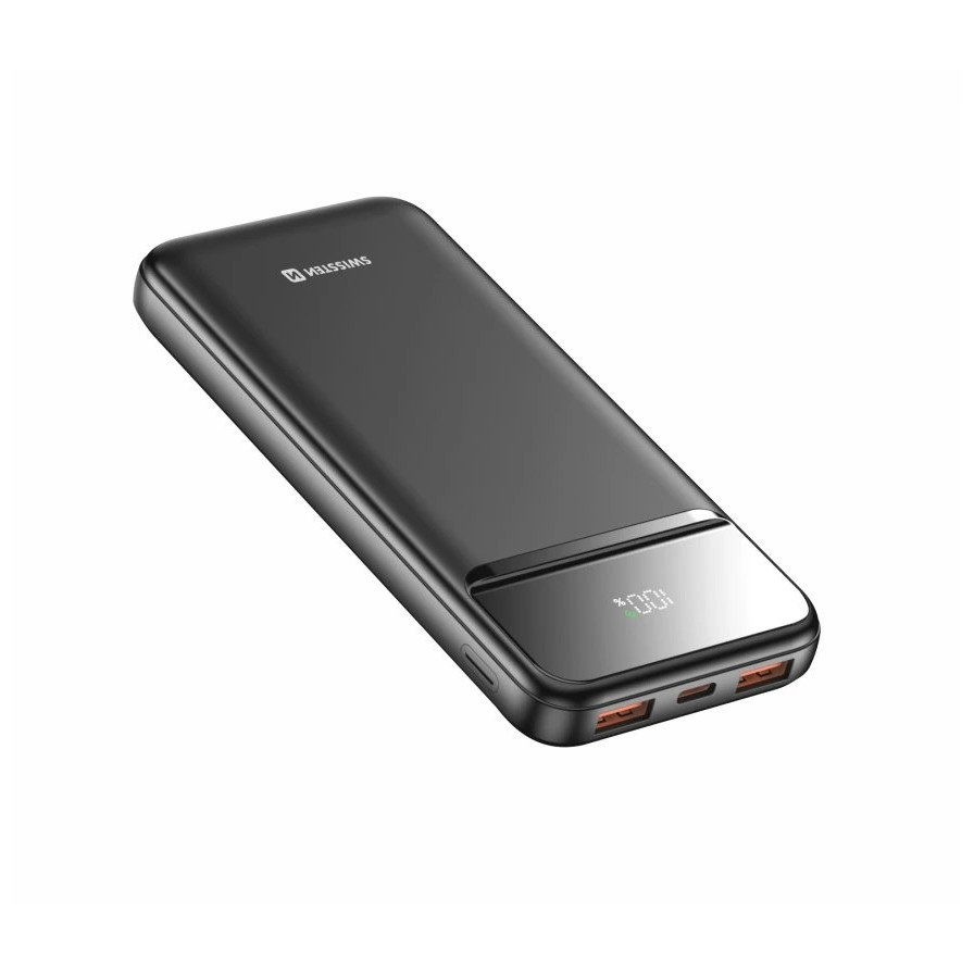 Powerbank Swissten Power Line II 10000 mAh Kolor: czarny