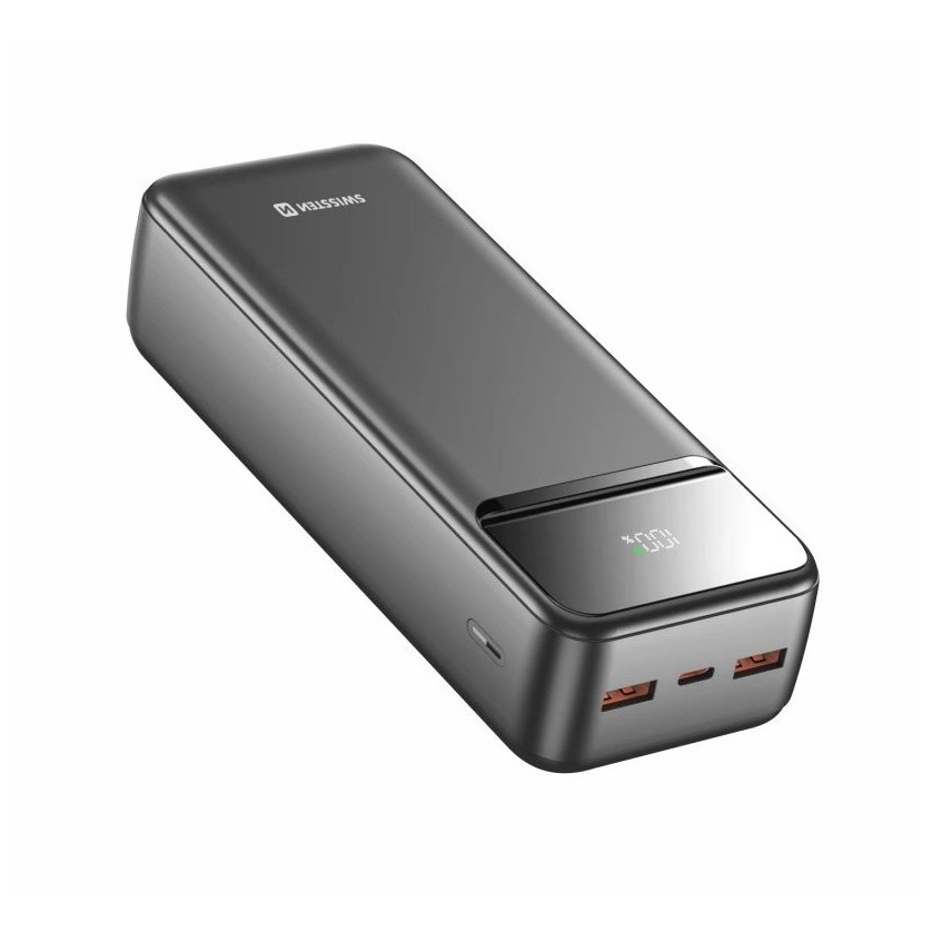 Powerbank Swissten Power Line II 30000 mAh Kolor: czarny