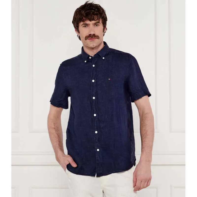 Tommy Hilfiger Lniana koszula Regular Fit