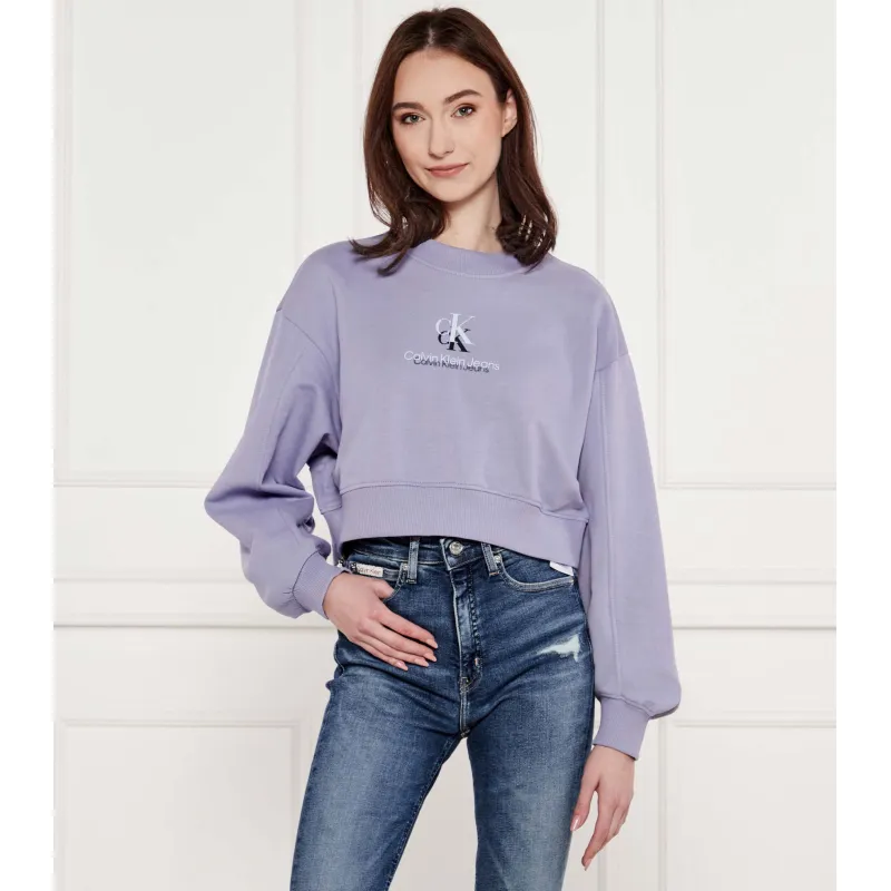 Calvin Klein Jeans Bluza Cropped Fit