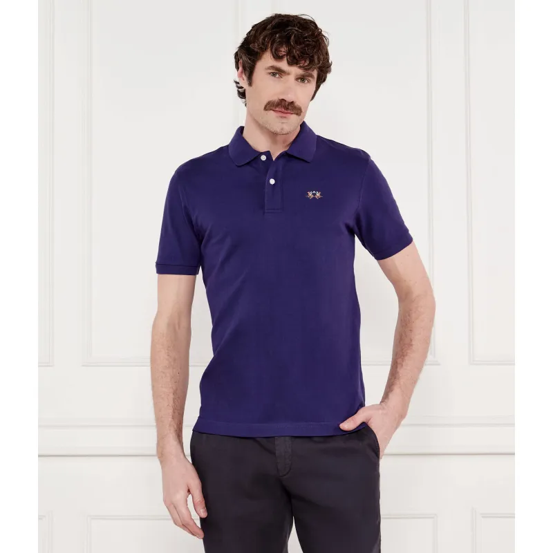 La Martina Polo Slim Fit stretch pique