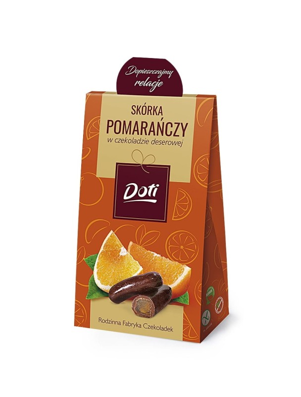 Skórka pomarańczowa w czekoladzie 50g w kartoniku