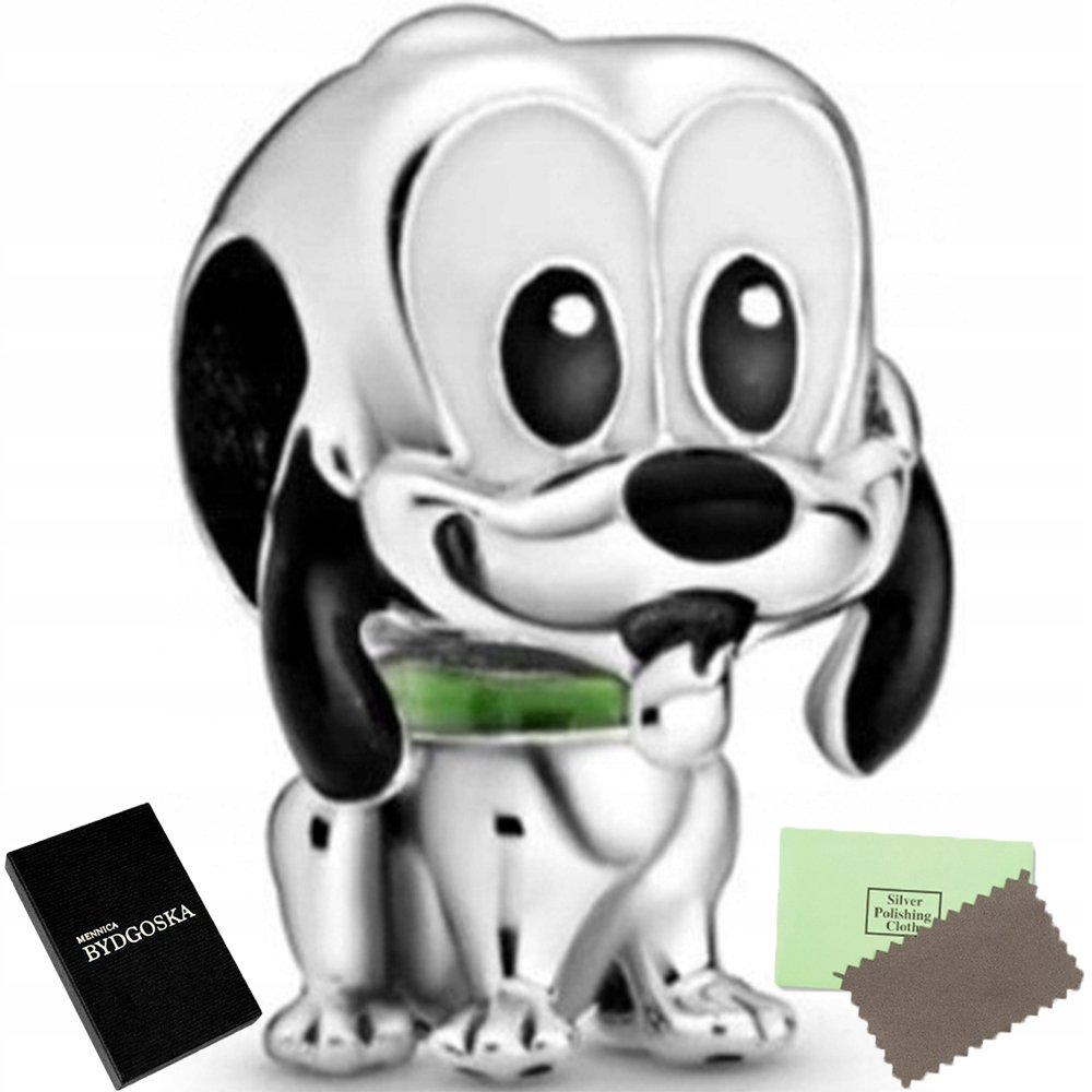 ZAWIESZKA CHARMS SREBRNY PIESEK PLUTO SREBRO 925