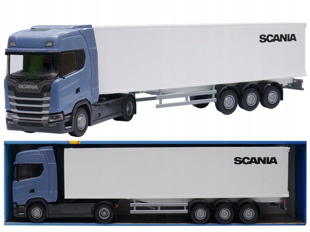 CIĘŻARÓWKA SCANIA R450 CR20H NACZEPA FIRANKA 1:25 EMEK 2560952